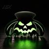 Decorative Holiday Hair Pins Halloween Claw Clips, Luminous Ghost Pumpkin Pattern Acrylic Anti-slip Cute Bat Glow in The Dark Grippers for Women Girls