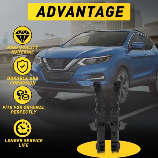 FÜR 2017- NISSAN ROGUE SPORT Vorne Links Rechts Seite STOßSTANGE HALTERUNG EXV