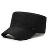 Spring Autumn Men's Flat Top Hat Sunscreen Sun Hat Outdoor Sunshade Cap for The Elderly