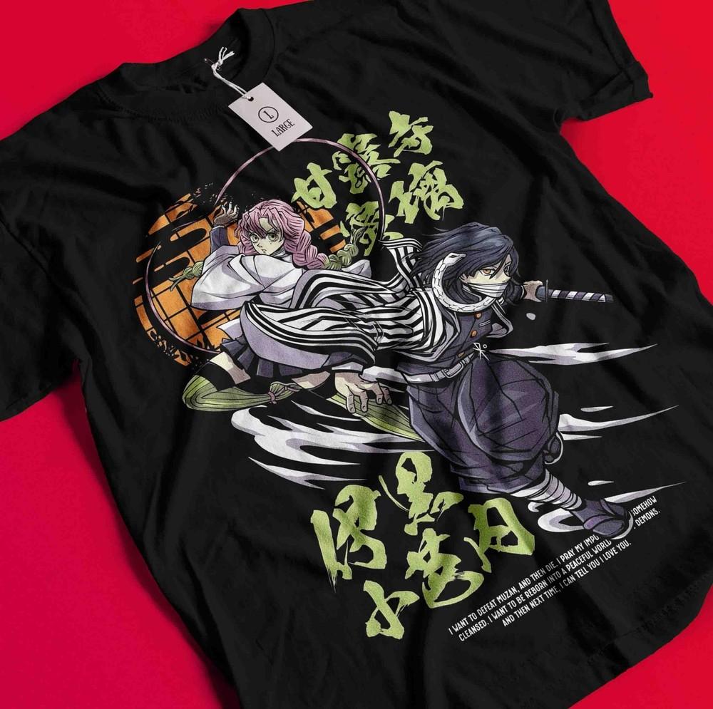 

Demon Slayer Shirt Nezuko T-Shirt Tanjiro Tshirt Muzan Doma Tee Inosuke Zenitsu BB1233 L