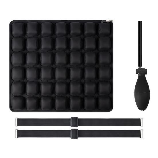 Aufblasbares Luftkissen für Bürostuhl Tragbares TPU-Sitzkissen mit eingebauter Pumpe Faltbare Hüftstütze