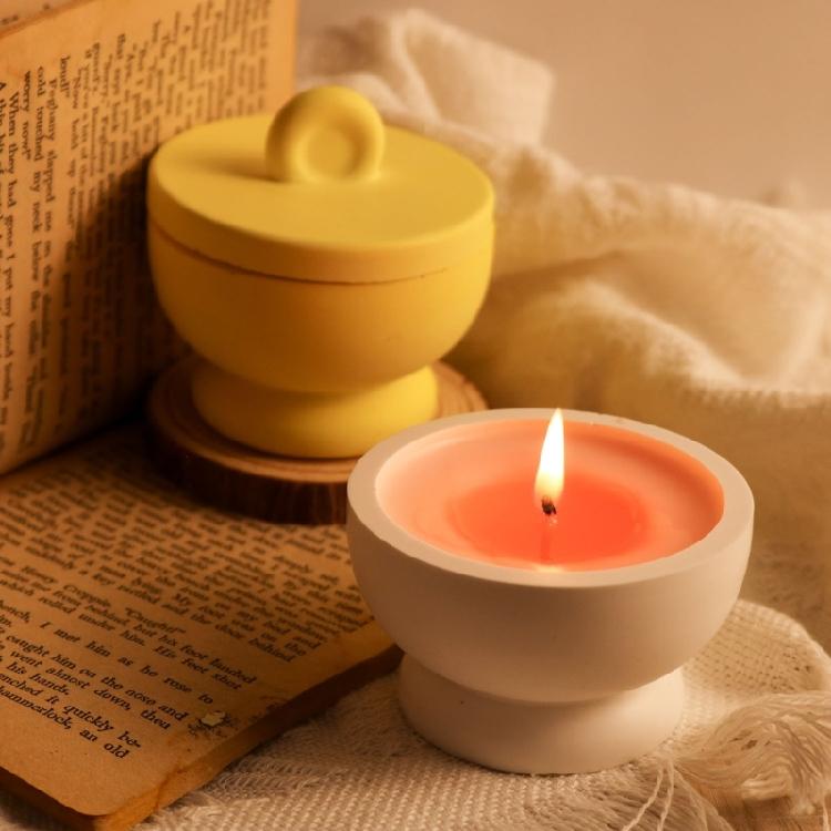 Creative Silicone Moulds for Crafting Resin Storage Boxes and Candle Holders