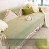 Cotton and Linen Sofa Cushion Four Seasons Universal Non-Slip Simple Striped Canvas Sleeve Cover Cushion Cover Cloth Nordic