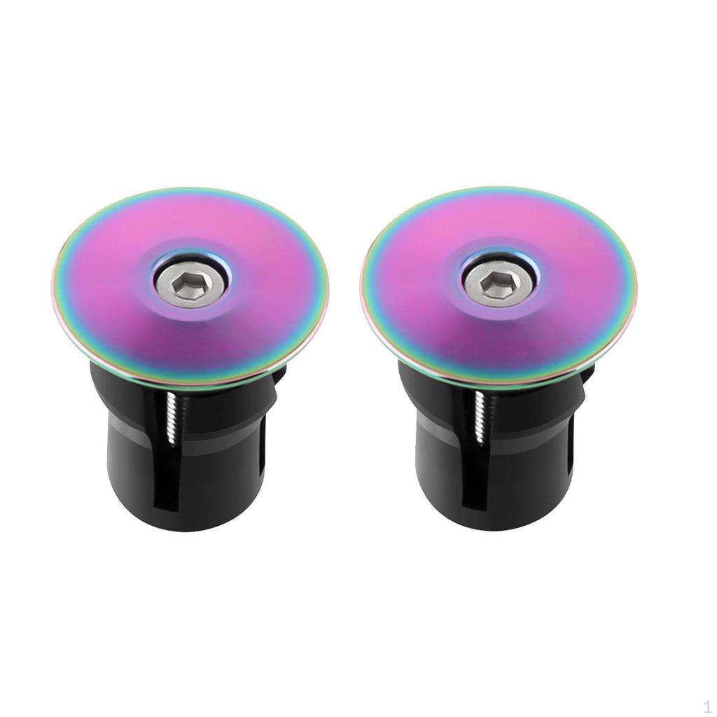 2 Pack Handlebar Plugs for Bikes, Folding Bike Accessories