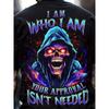 1pc Men's Sports Daily Cotton Breathable T-shirt 180g Halloween Day of the Dead Theme Fun Printed T-shirt Top Men's T-shirt Comfortable Skin Friendly