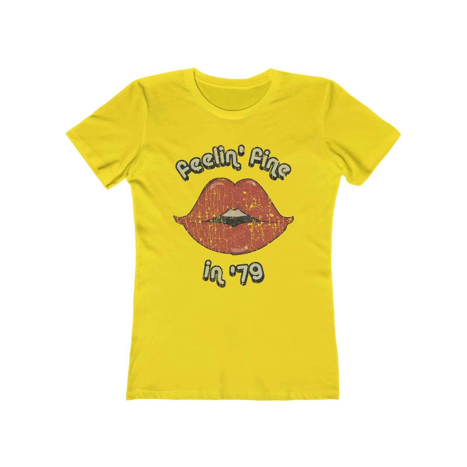 

Feelin Fine in 79 Vintage Women s T shirt 4XL