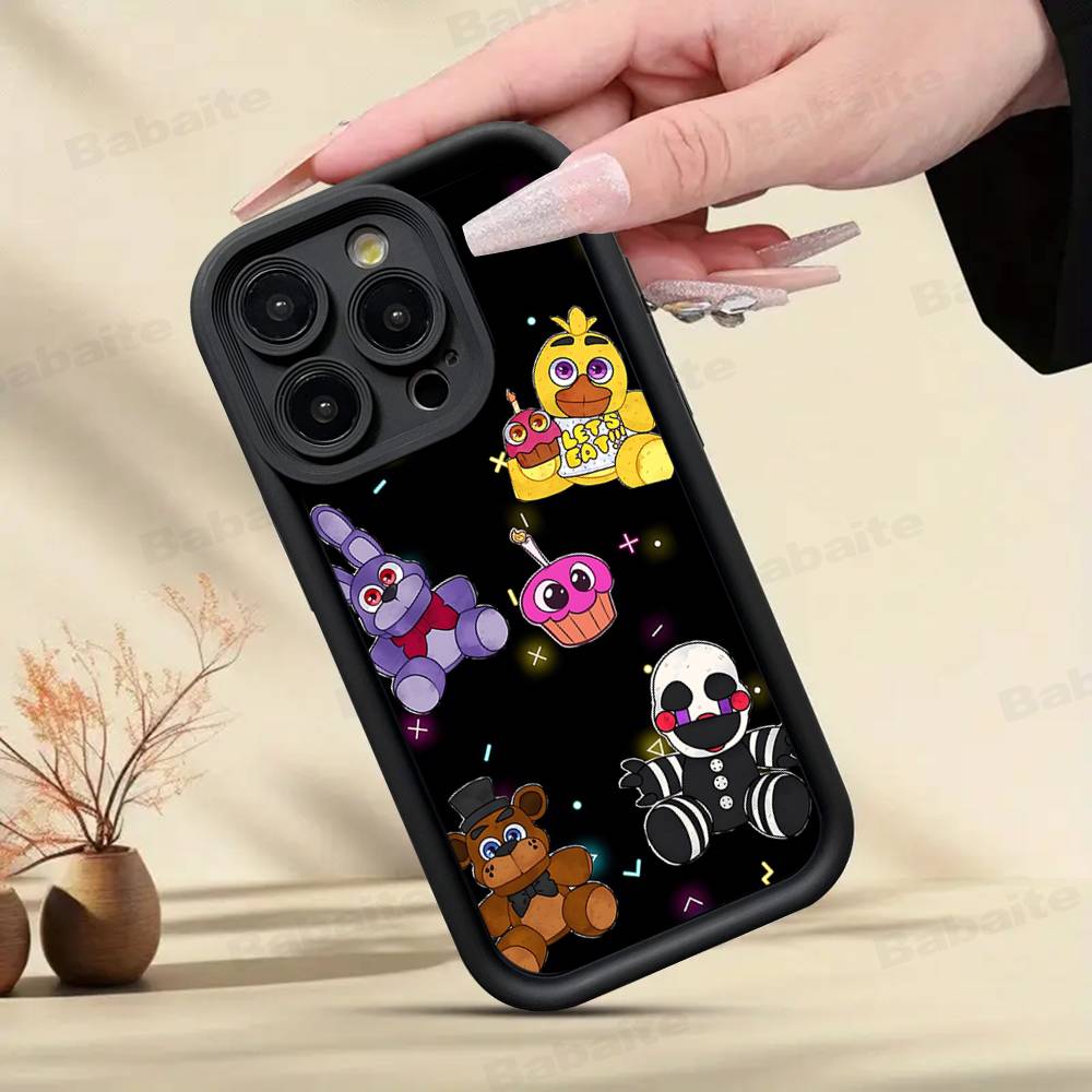 Fnaf Five-nights-At-Freddys Custodia per Telefono Anime Per iPhone 11 12 13 16 15 17 14 Pro Max Morbida Custodia Cover in Silicone
