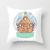 Christmas Throw Pillow Covers Holiday Home Sofa Decoration Pillow Cushion Cover