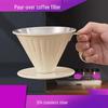 TLXT Hand-Pour Drip Coffee Filter Funnel