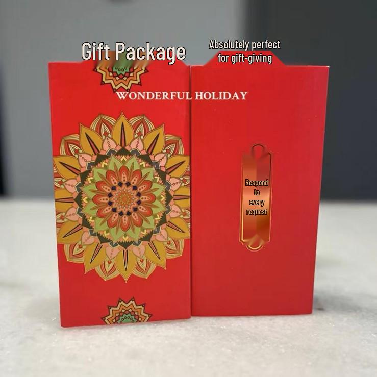 Treasury Gold Mobile Sticker: Tian Guan Ci Fu Year of the Horse Gold Foil for Luck