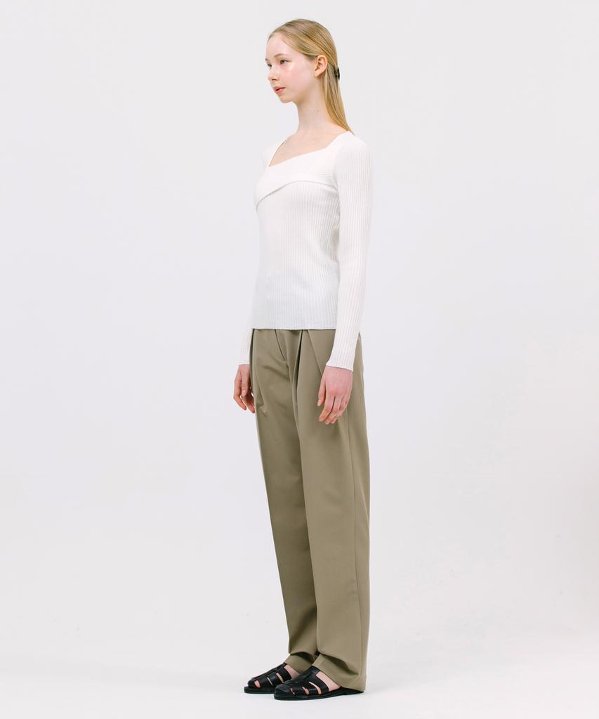 JUN BY JUN K Layered Long Sleeve Top_White