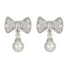 Zircon Butterfly Wing Pearl Earphone Clips for Huawei Freeclip Bluetooth Earbuds