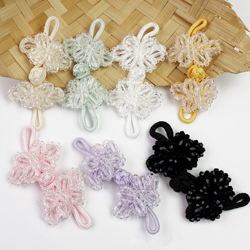 Chinese Style Clothing Buttons Sewing Button Diy Handmade Beaded Buttons Needlework Plate Buckle Clothing Accessories