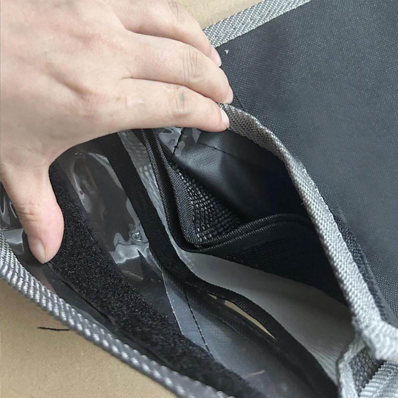 Nylon Surf Accessory Black Fin Wallet Outdoor Activities Black Surfboard Fin Case Water Sports Bag Fits Standard Fins