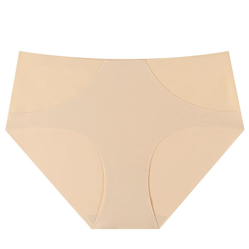 Women's Spring and Summer Sexy Mesh Stitching Non Trace One Waist Triangle Briefs