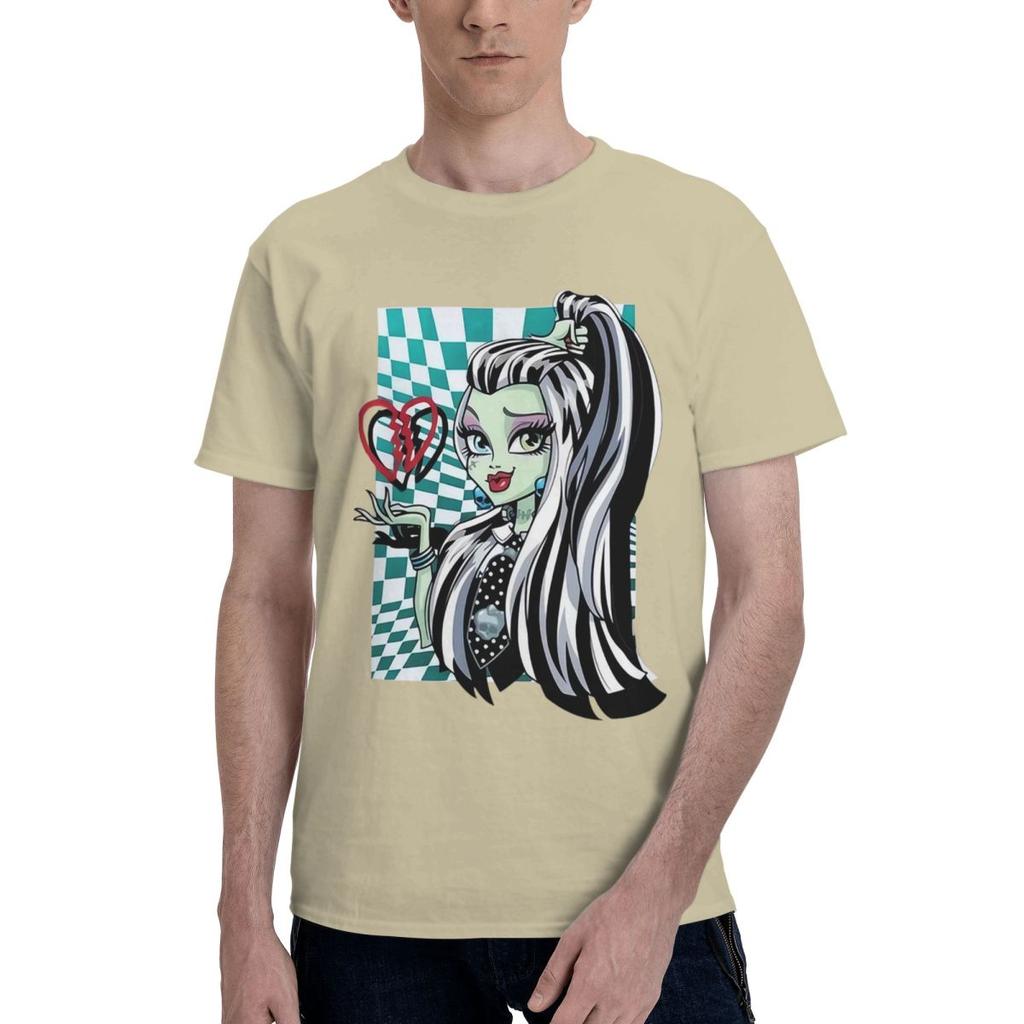 Frankie Stein Draculaura 100 Cotton Casual Breathable Confortable T Shirt Mens Clothing Deals Graphic Tee