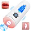 2 In1 Male Masturbators Double-Side Pocket Toy Realistic Texture Masturbation Cup With 10 Vibrating Modes Sex Toys for Men