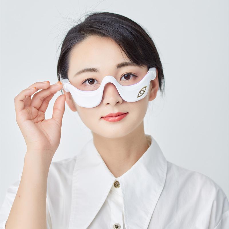 Smart Eye Massager: Dark Circle & Eye Bag Relaxation Device with Vibration and Heat Therapy