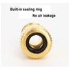 Presta To Schrader Valve Adapter Brass Tire Valve Converter for Bike Pump Connection 2 To 20 Pcs