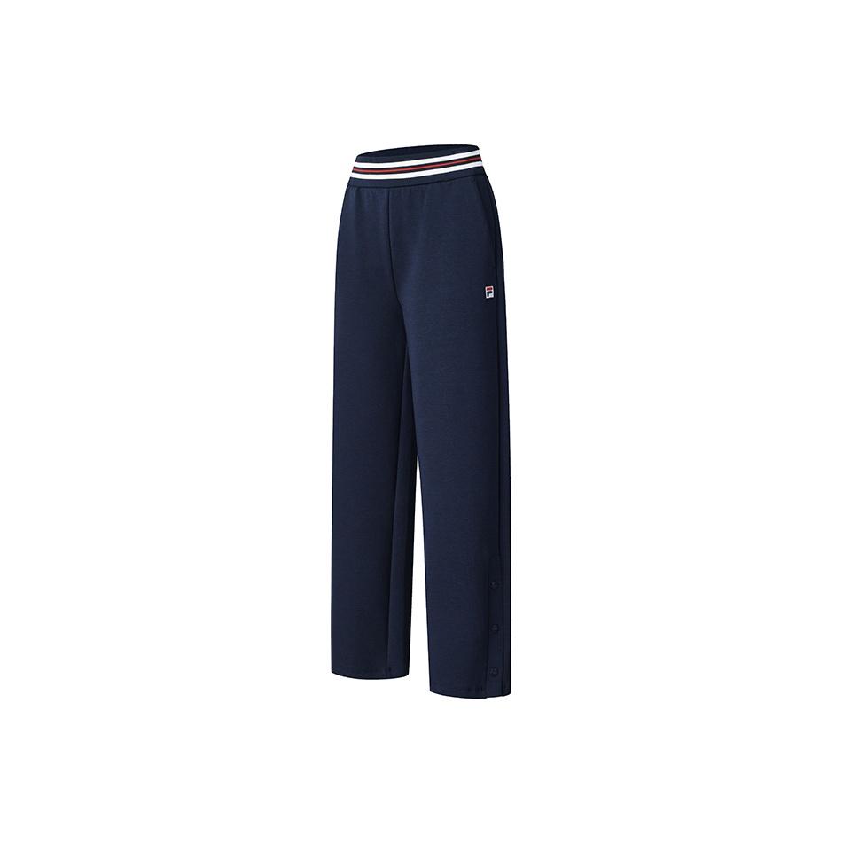 Fila Tennis Trendy Classic Fashion Casual Tennis Style Versatile Comfortable Straight Loose Knit Sports Long Pants Women Bottoms A11W543612FBU