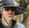 Outdoor-Fischerhut mit solarer USB-Ladefunktion und Lüfter, Kühlhut für Herren, Sonnenschutz, Fischerhut für Outdoor, Reiten, Wandern, Angeln