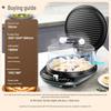 jke3601 deep groove double-sided heating griddle