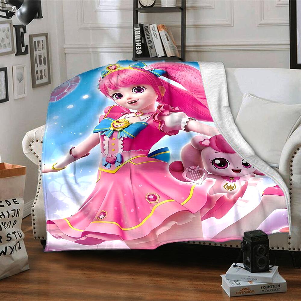 1pc Catch Teenieping Magic Sweethear (2) Blanket, Gift, for Men and Women, Soft Blanket, Good for Sofa Bed Couch Travel, Lightweight Flannel Blanket
