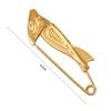 Jewelry Piranha Shape Brooch Exquisite Fish Bone Pin Fashion Fish Head Pin  Daily Wear
