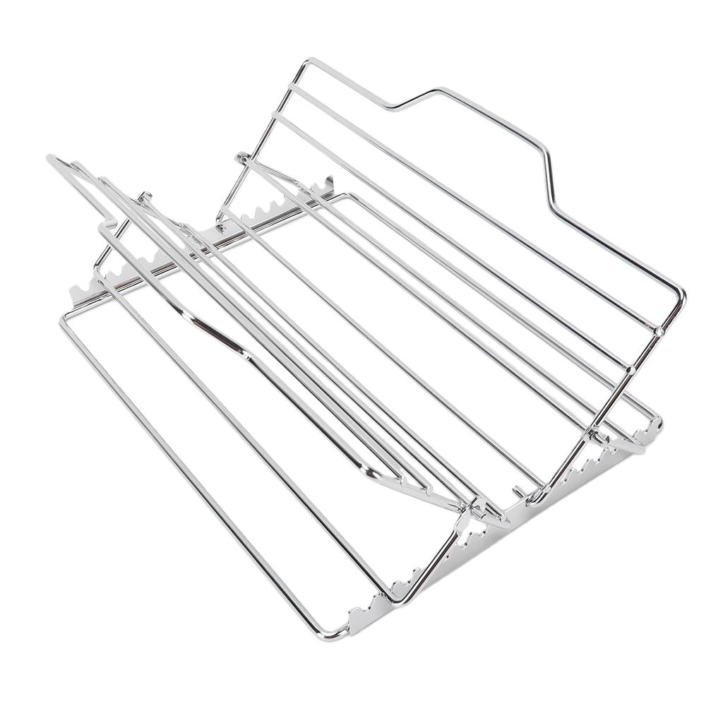 Adjustable Roasting Rack Thickened Non Stick Carbon Steel Turkey Rack for Kitchen Oven Grill Roasting Rack