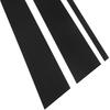 6pcs Pillar Post Decal Trim, Gloss Black Side Door Window Cover Trim Replacement for Charger (Charger 2011-2021)