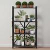 4-Tier Foldable Storage Shelf with Wheels 26 X 13 X 46-inch Metal Shelving