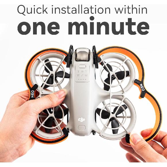 Accessories Bundle Kit for DJI NEO, Prop Bumper Anti-Collision Cover, Compatible with DJI Neo Propellers Drone Accessories, Drone Gimbal Bumper Guard