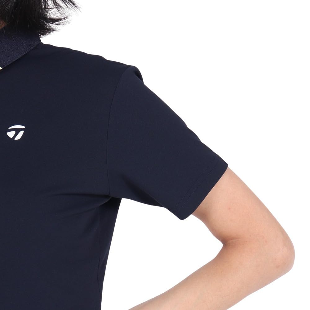 TaylorMade Club TM Basic S/S Polo, Navy, Size L, Women's, 24FW UN410