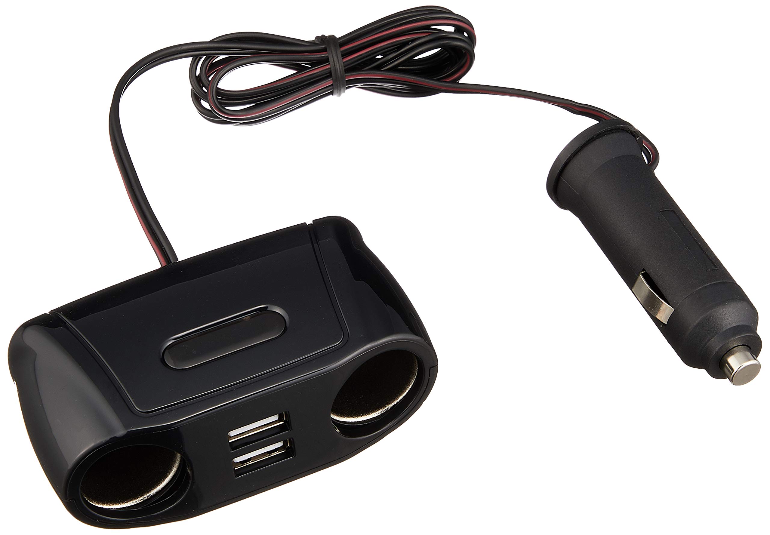 

WILCOM AEM018 Гнездо прикуривателя, Для автомобилей, 2 разъема, 2 USB-порта, 39,4 дюйма (100 см), Тип кабеля