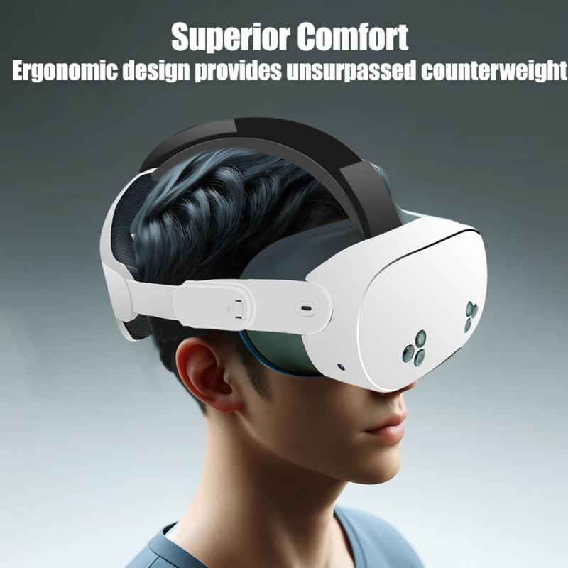 Replacement Head Straps for 3S VR Accessories Adjustable Reduce Head Pressure for 3S VR Straps