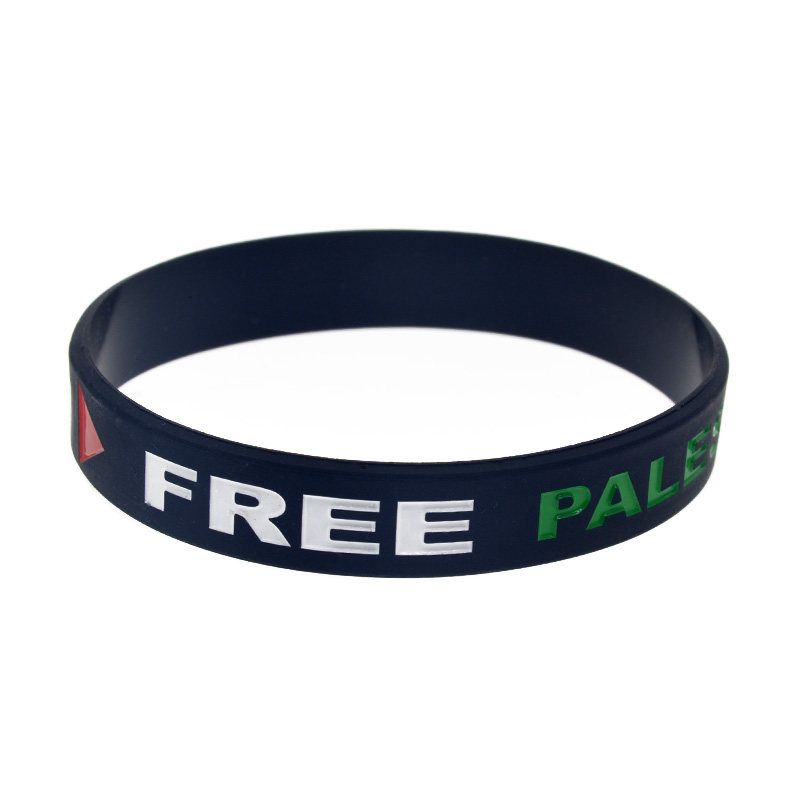 Braccialetto in Silicone Sportivo Ispirazionale Moda Palestina