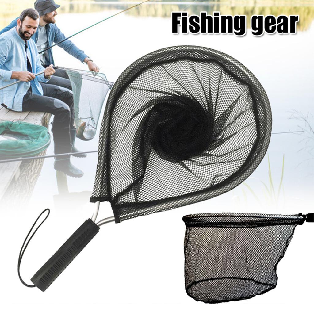 Aluminum Alloy Fishing Net Scoop with Extendable Handle Landing Fishing Landing Net for Fishing Enthusiasts