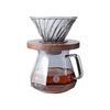 Cloud Pot Spiral Pour-Over Coffee Maker with Borosilicate Glass and Filter Cup - Customizable Logo Option