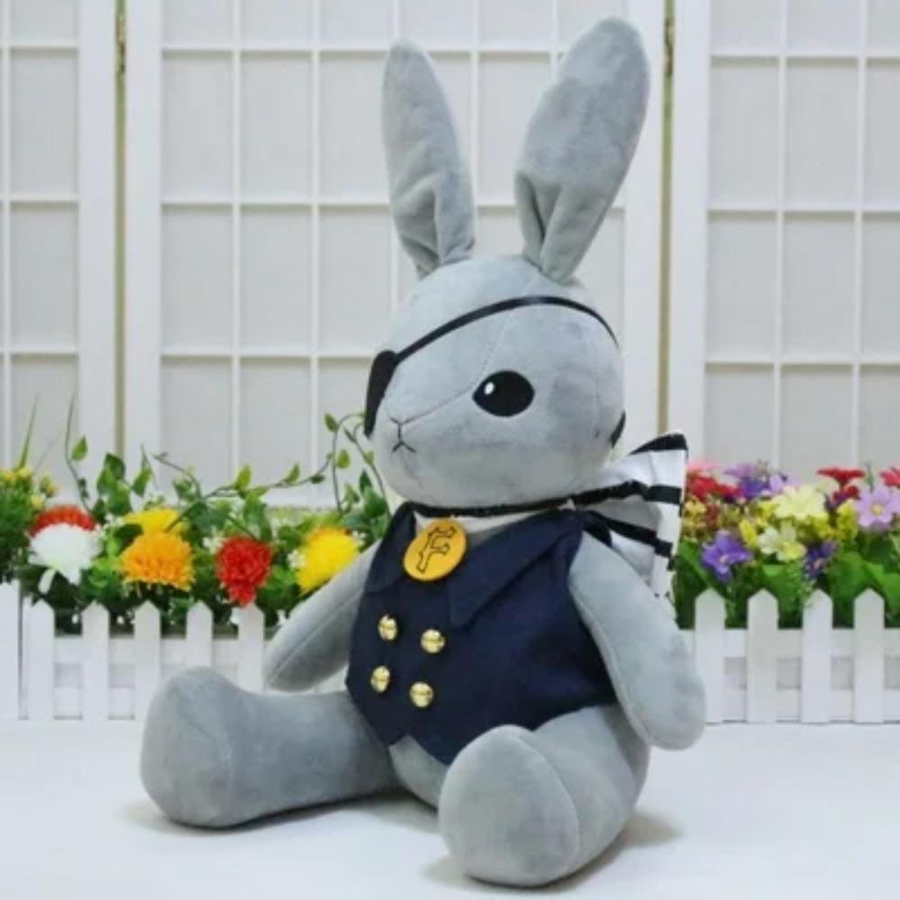 Japanese Manga Black Butler Anime Peripheral Ciel Phantomhive Rabbit Plush Toy Doll Large Soft Toys Gifts For Children 46cm