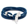 Bracelet ancre série océan, Bracelet queue de baleine pour Couple, ligne Milan, corde tressée, Bracelet étudiant pour hommes et femmes