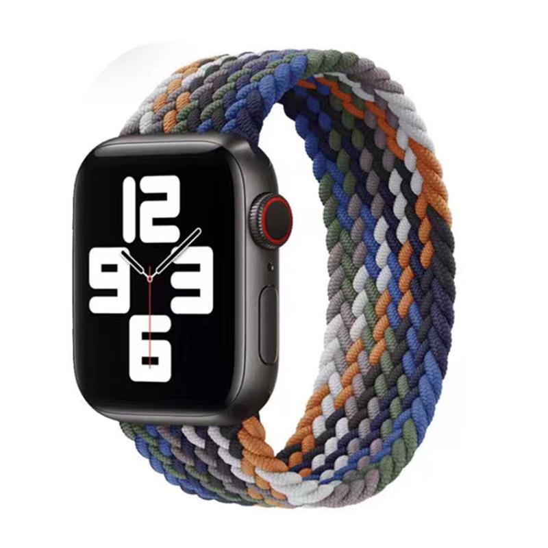 Waschbares Uhrenarmband aus Nylon mit Öse für die Apple Watch, Sport Fashion, 42 mm, 38 mm, elastisches Nylon-Gurtarmband, Iwatch-Serie Ultra 8, 7, 4, 5, SE, 6, 49 mm Band