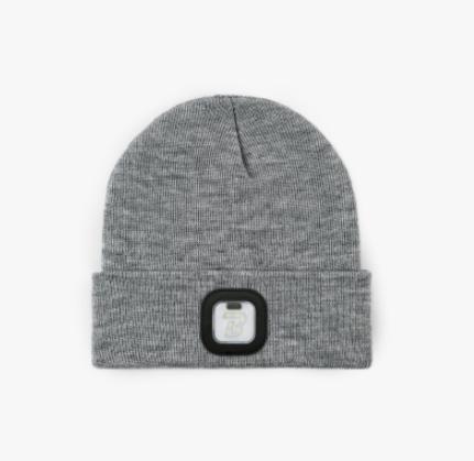 New Design Headband Listen Songs Talk Beanie Knitted Bone Conduction Headphones Wireless Music Head Light