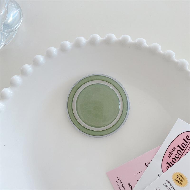 

Прозрачная магнитная подставка для телефона Macaron с логотипом