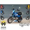 MonQeyKing Headlight Cowl for Honda Monkey 125 JB02 JB03 MONKEY125 THE MASK (Yellow)