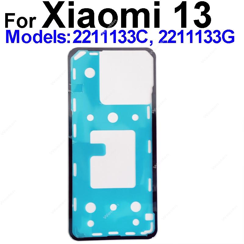 Back Battery Cover Adhesive Glue For Xiaomi 12 12s 12X 12T 13 13T 14 Lite Pro Ultra Civi Back Housing Adhesive Tape