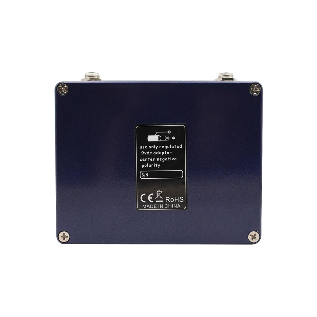 summina Beta Ultra Distortion Pedal with Alpha Omega Dual Mode DI Headphone Amp and Bass Effects Aluminum Professional Grade Box, 6-Band EQ, Output,