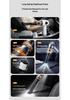 Wireless Handheld Car Vacuum Cleaner with Digital Display and LED Light - All-in-One Rechargeable Blower and Duster.