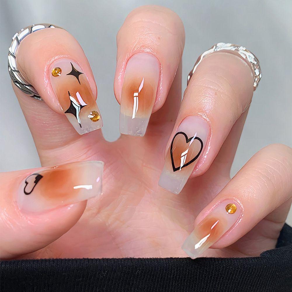 

Нажмите на ногти, маникюрный инструмент, искусственные носимые кончики ногтей, стразы, накладные ногти, гроб, накладные ногти