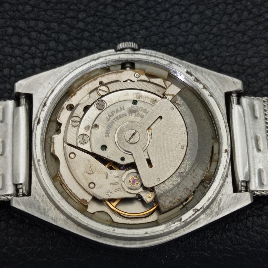 JAPAN VINTAGE SEIKO 5 AUTOMATIC 6309A MENS GREEN COLOR DIAL WATCH a500802-5 R154-a500802