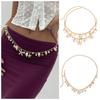 Imitation Pearl Beach Shell Waistband Adjustable Women's Necklace Shell Starfish Waist Chain  Women